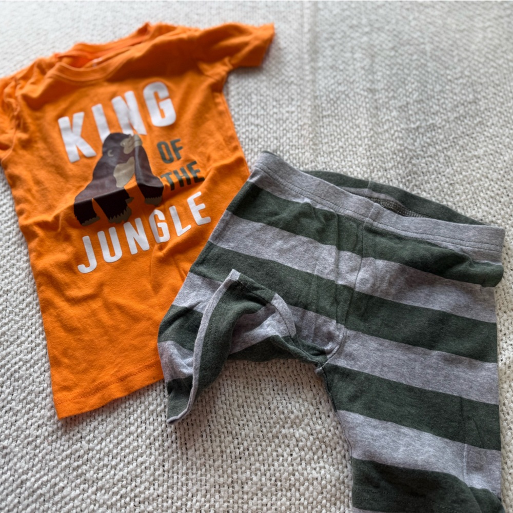 Carters Boys short sleeve shorts Cotton Pajamas